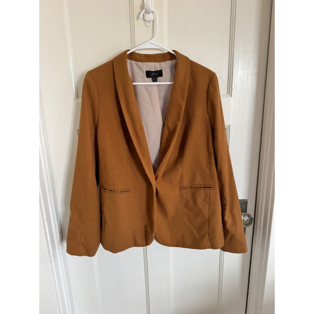 J. Crew tan wool Parke blazer size 16T (tall)